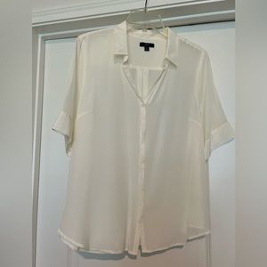 Never worn J Crew Silk Blouse size xl